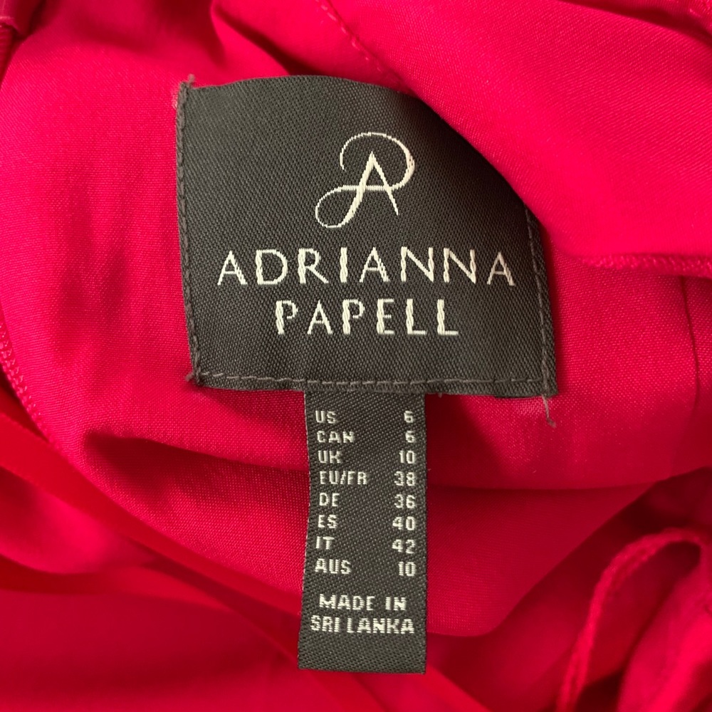 NEW Adrianna Papell One Shoulder Pink Work Dress - Picture 7 of 8